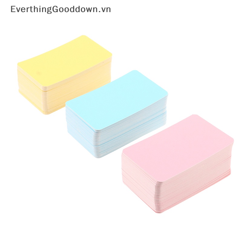Set 100 Tấm Thẻ Giấy Cứng Ghi Thông Điệp DIY