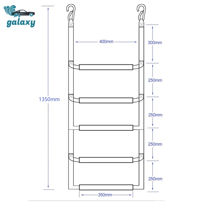 Thang Dây Treo Gọn Nhẹ Chống Tia Uv Giải Trí Cho Thuyền Kayak Bơm Hơi