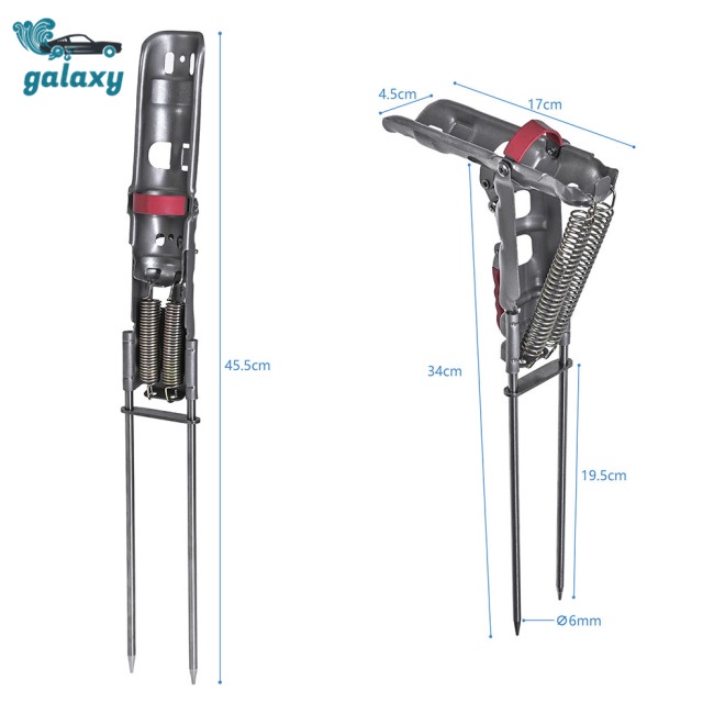 Galaxy Giá Đỡ Cần Câu Cá Tự Động Bằng Thép Không Gỉ