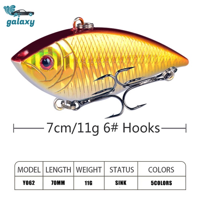 Galaxy 5 Mồi Câu Cá Giả Dài 7cm 11g Bằng Nhựa Cứng