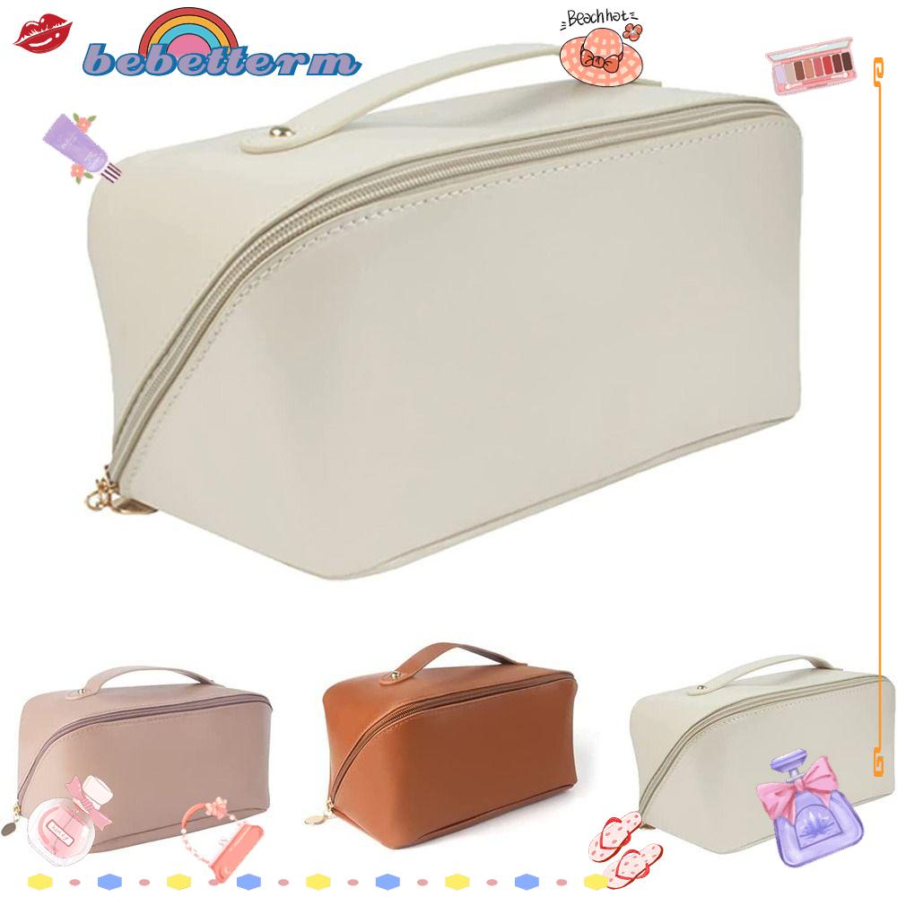 BEBETTERM Túi Đựng Mỹ Phẩm Da PU Chống Thấm Nước Thời Trang 2023