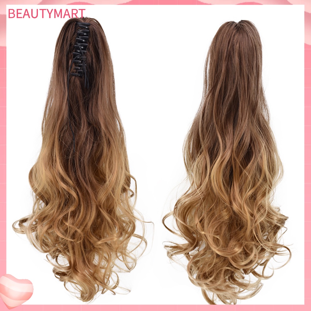 Bộ Tóc Giả Dài Xoăn Bằng Sợi Tổng Hợp Cách Nhiệt Dành Cho Nữ