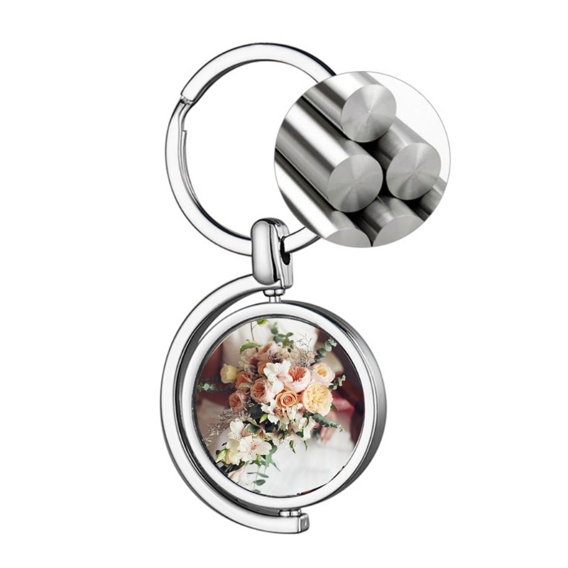 Mojito Móc Khóa Chuyển Nhiệt Hai Mặt Trơn Sáng Tạo