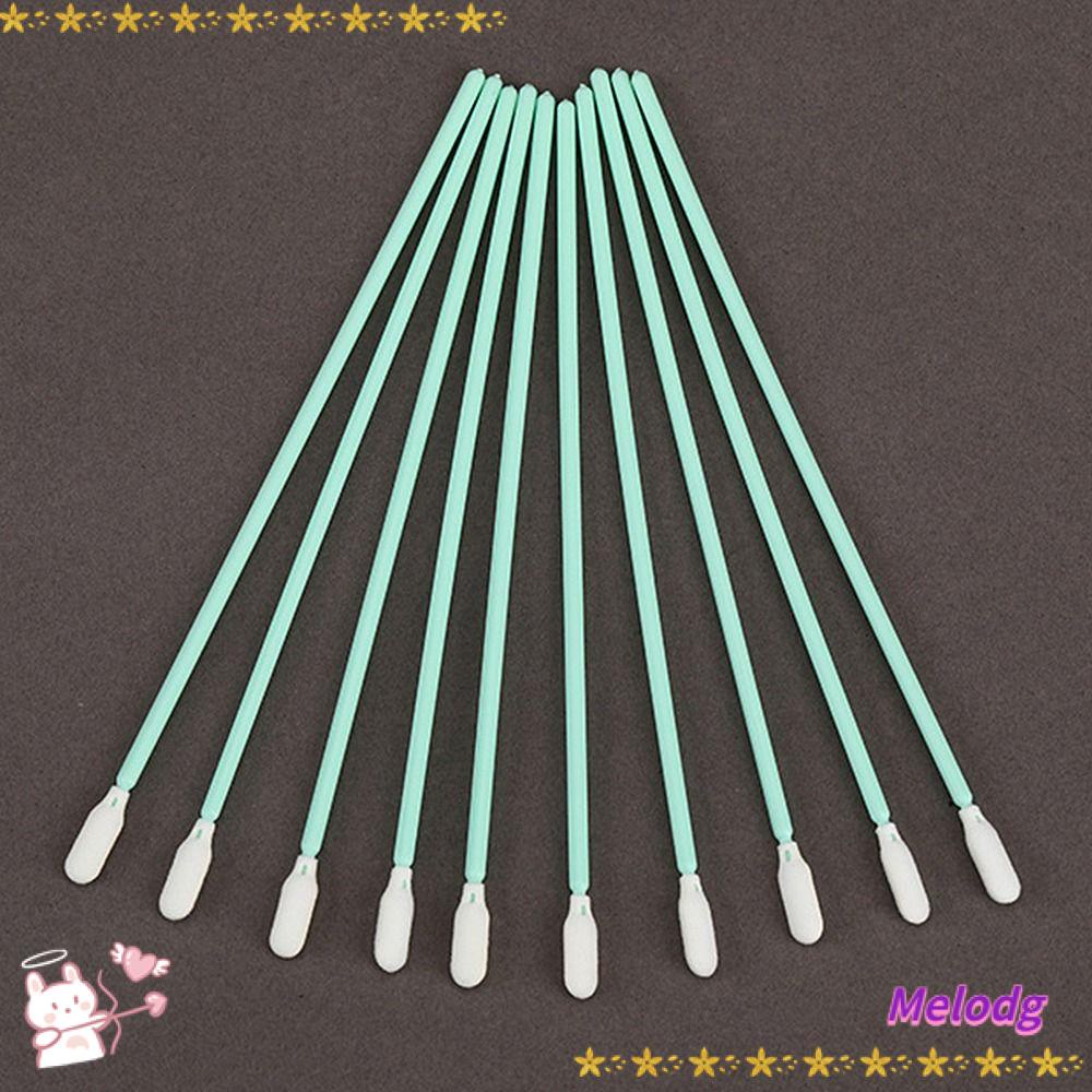 Bộ 100 Tăm Bông Vệ Sinh / Làm Sạch Máy In Mực Máy In 16cm 6.3 &quot;Màu Xanh Lá Cây