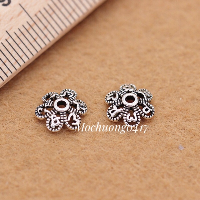 GIÁ SỈ  [BẠC] Charm bạc ốp cánh hoa - PH250 [Hàng loại 1 - SIÊU ĐẸP]