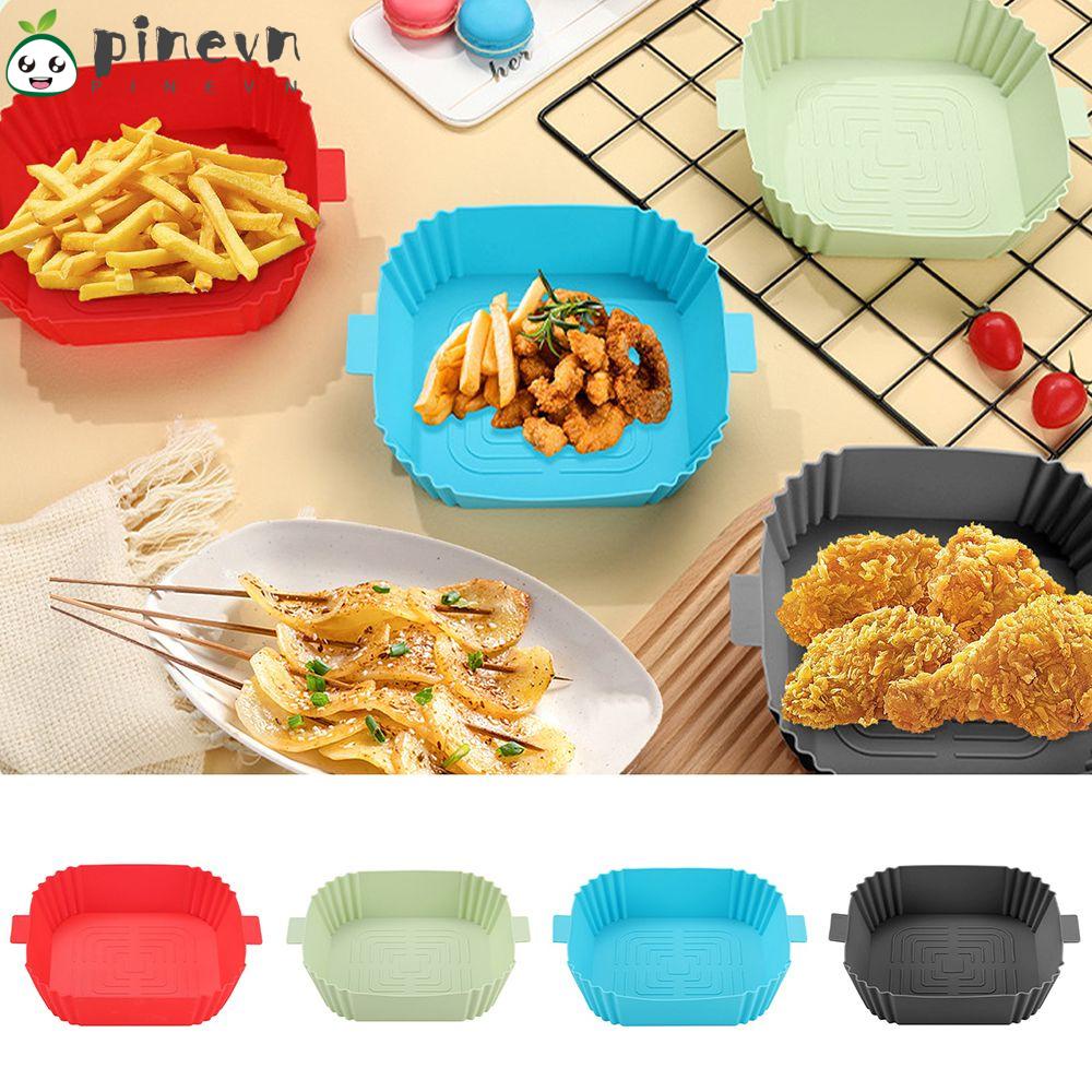 PINEVN Giỏ Đựng Đồ Chiên Bằng Silicone Có Thể Tái Sử Dụng