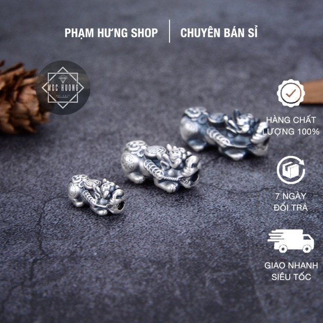 GIÁ SỈ  [BẠC] Charm Tỳ Hưu bạc Thái - PH209 [Hàng loại 1 - SIÊU ĐẸP]