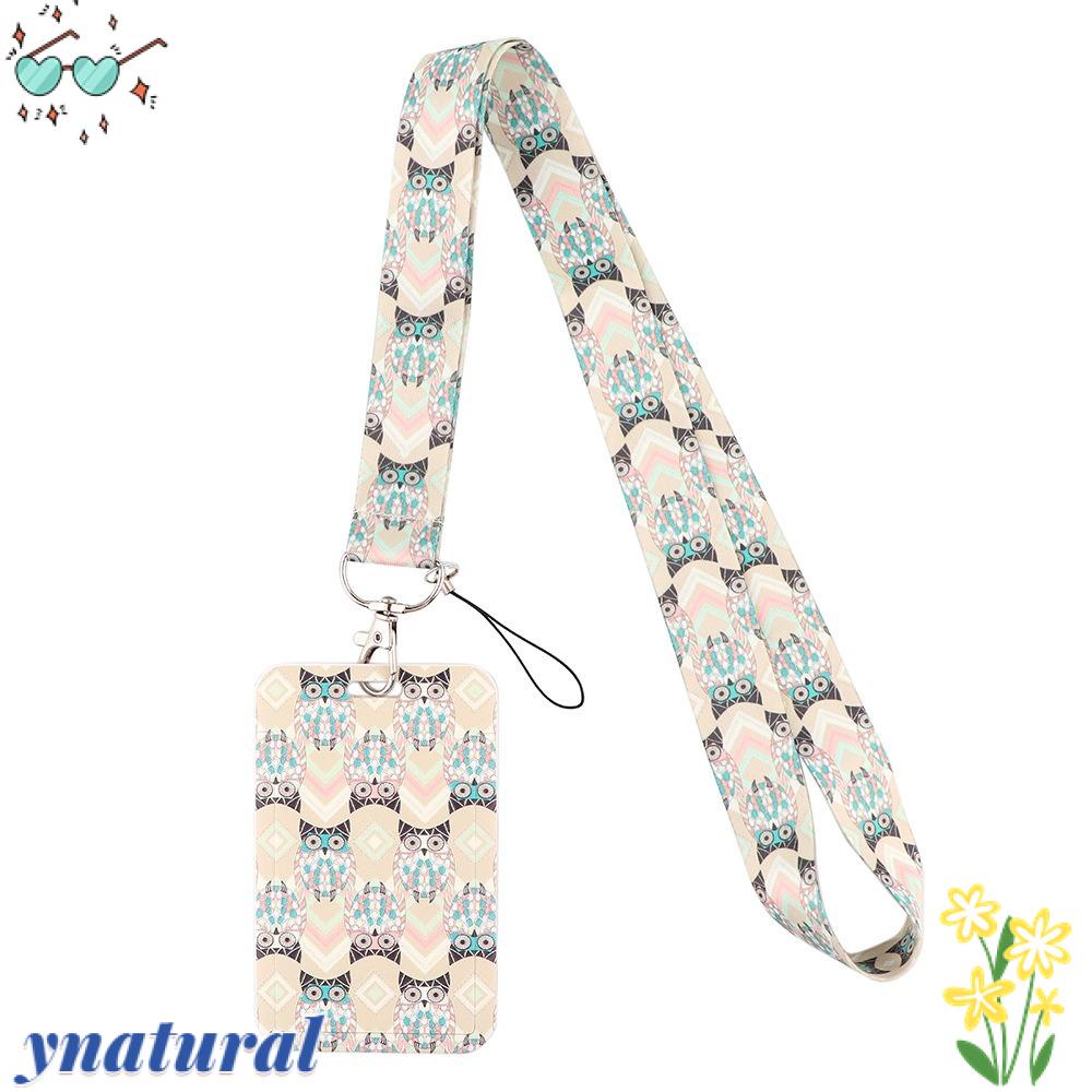 Giá Đỡ Huy Hiệu ID Đeo Cổ Hình Chim Cú Mèo Dễ Thương