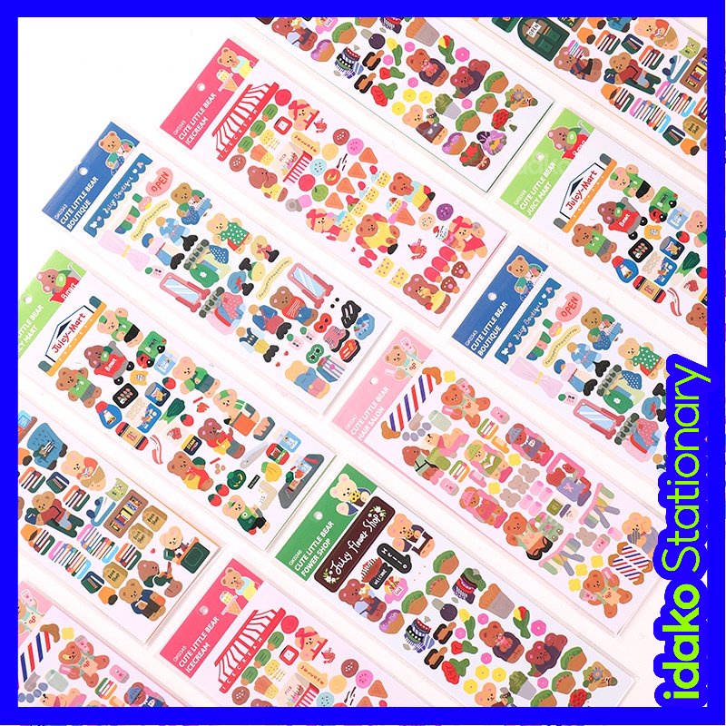 Hình Dán Gấu Nhỏ Cuộc Sống Dễ Thương Cuckoo GK0343