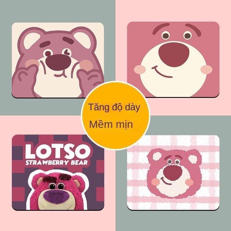 Tấm Lót Chuột Hình Gấu Dâu