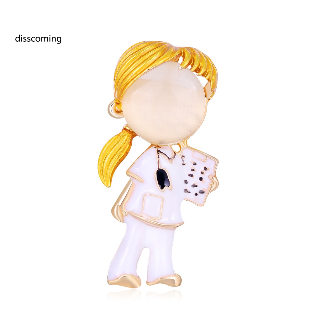 Sl| Ghim Cài Áo Hình Cô Gái Thời Trang