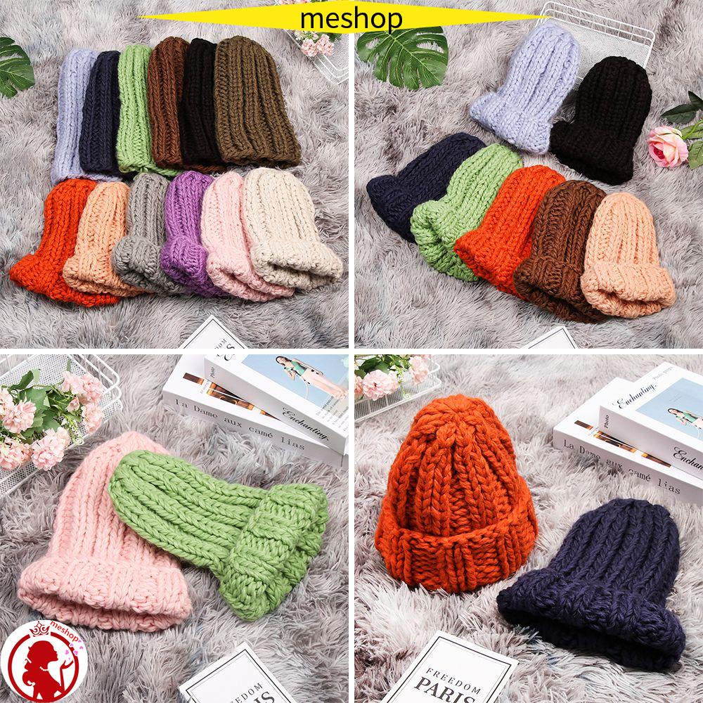 ME Mũ Len Dệt Kim Co Giãn Phong Cách Hiphop Thời Trang Mùa Thu Đông Giản Dị Dành Cho Nữ