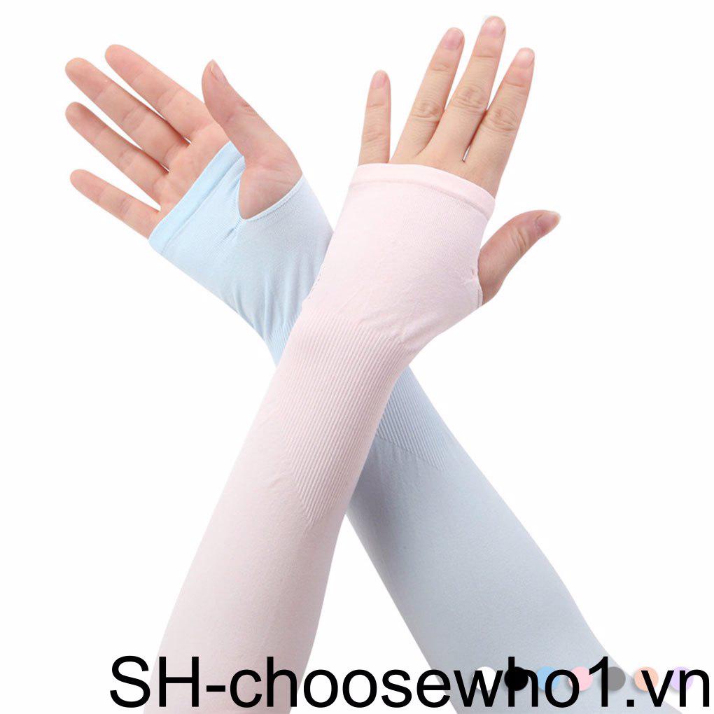 Set 1 / 2 Cặp Găng Tay Chống Nắng Tia UV Khi Chơi Thể Thao Ngoài Trời Dành Cho Nam Và Nữ Sự Bảo Vệ