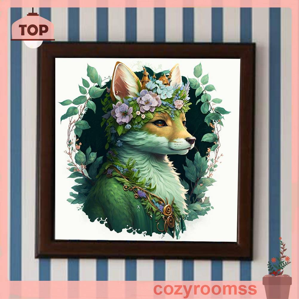 Tranh Đính Đá Kim Cương Toàn Bộ 5D DIY Hình Vẽ Cáo