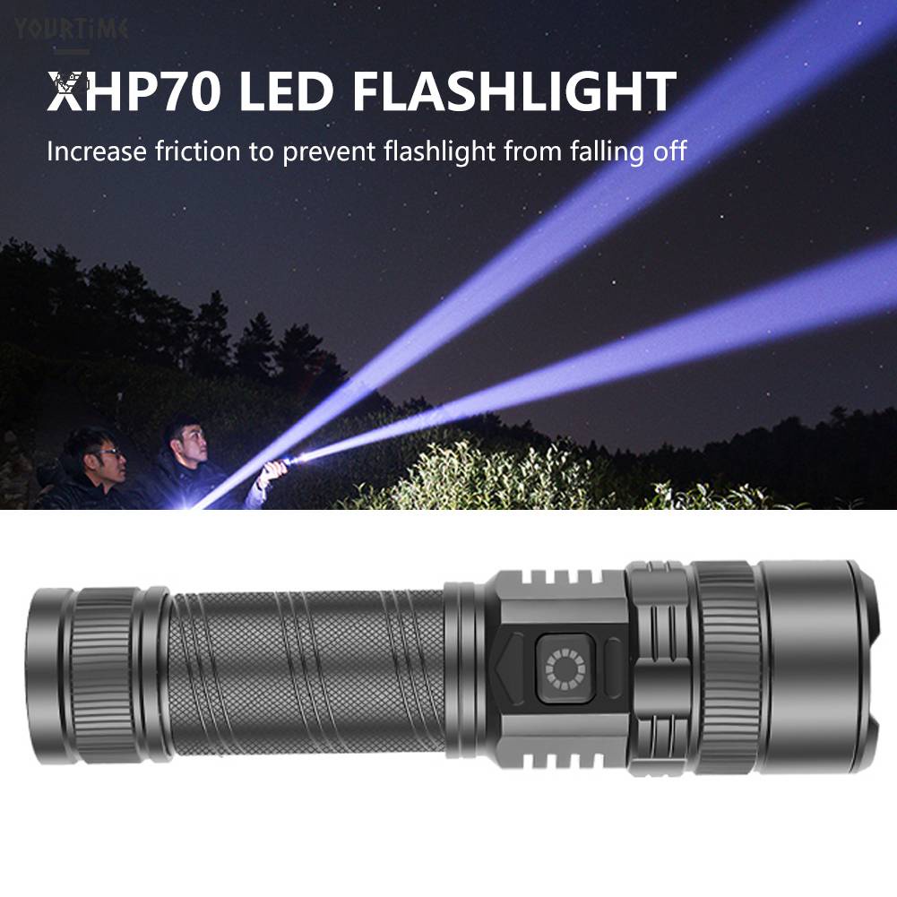 Đèn Pin LED IPX4 Chống Nước 5 Chế Độ Tiện Dụng