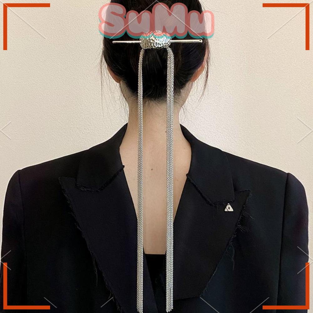SUMU Kẹp Tóc Dạng Chuỗi Dài Phong Cách Hip Hop Cho Nữ