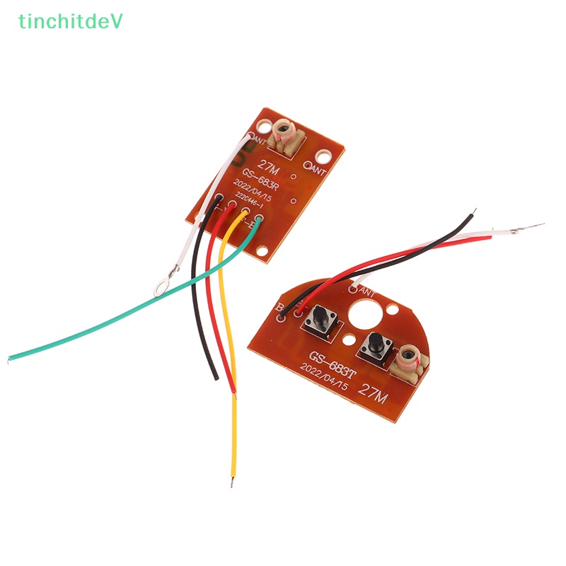 Bảng Mạch Thu Và Phát Tín Hiệu Radio 27MHz PCB Điều Khiển Từ Xa Cho Xe Hơi Xe Tải Đồ Chơi 2CH RC