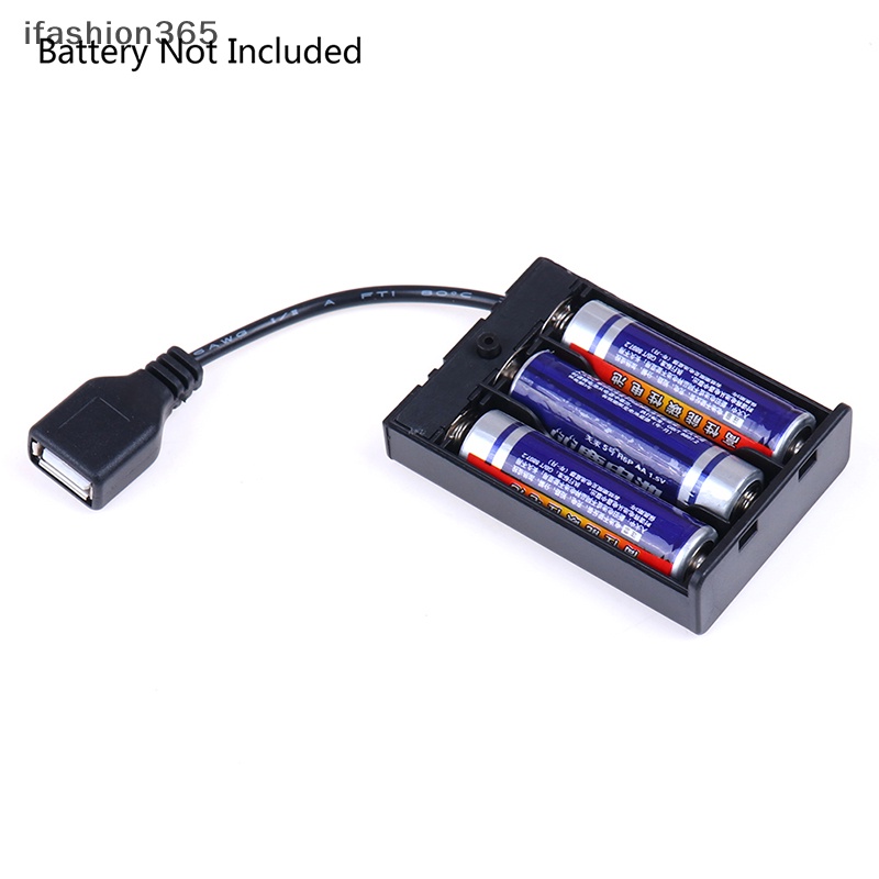 Hộp Đèn led Khối Xây Dựng ifashion365 3 * AA Cổng usb Có Công Tắc