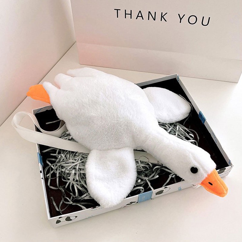 Planet Túi Đeo Chéo Hình Chú Vịt Nhồi Bông Dễ Thương Cho Nữ