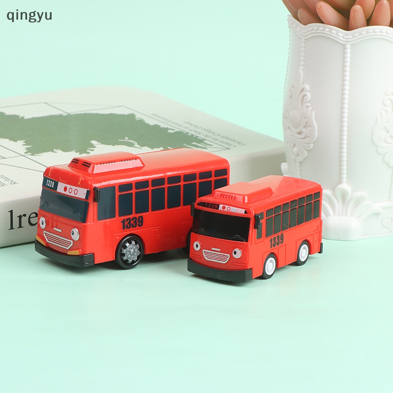 Bộ 4 Đồ Chơi Xe Buýt Hoạt Hình Vui Nhộn Dành Cho Trẻ