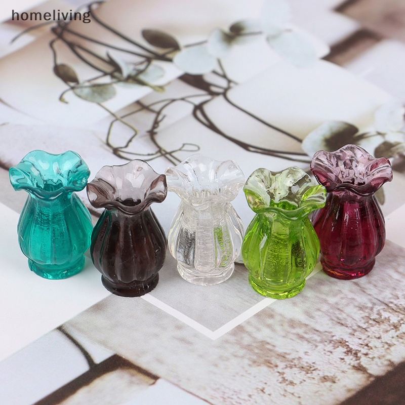 Bình Hoa Gốm Mini Tỉ Lệ 1: 12 Dùng Để Trang Trí Nhà Búp Bê