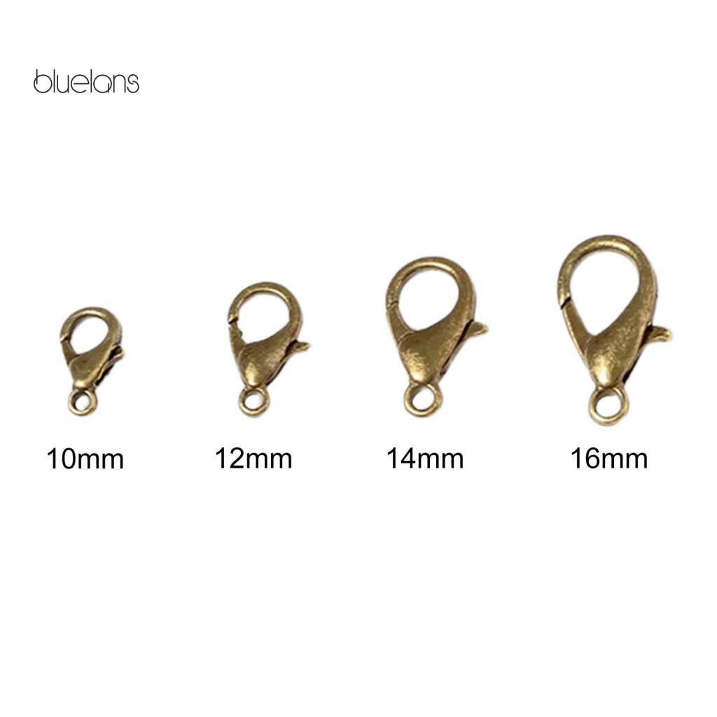 Bluelans Bộ 10 Móc Tôm Hùm Đa Năng Phong Cách Vintage Dùng Làm Trang Sức