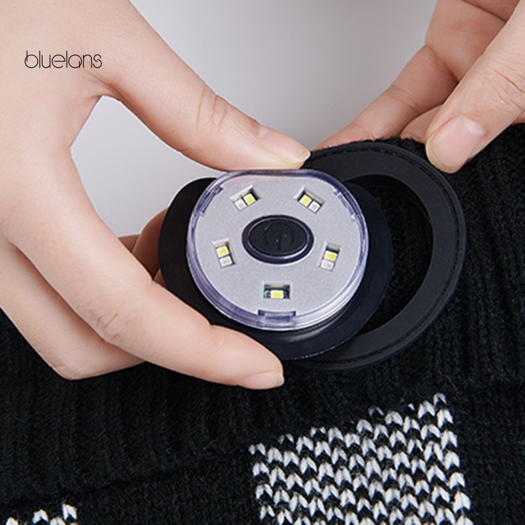 Bluelans Mũ Beanie Dệt Kim 3 Chế Độ Đèn LED Sạc USB Chống Gió Mùa Thu Đông Cho Unisex Ngoài Trời