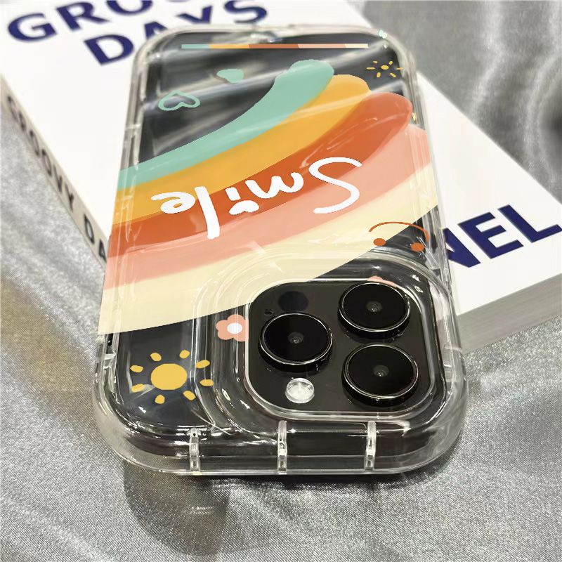 Bọt Biển Hình Vuông Nhỏ Màu Cầu Vồng 2YN1 Đa Năng 2YN1 Cho Apple Rainbow-FLPlus