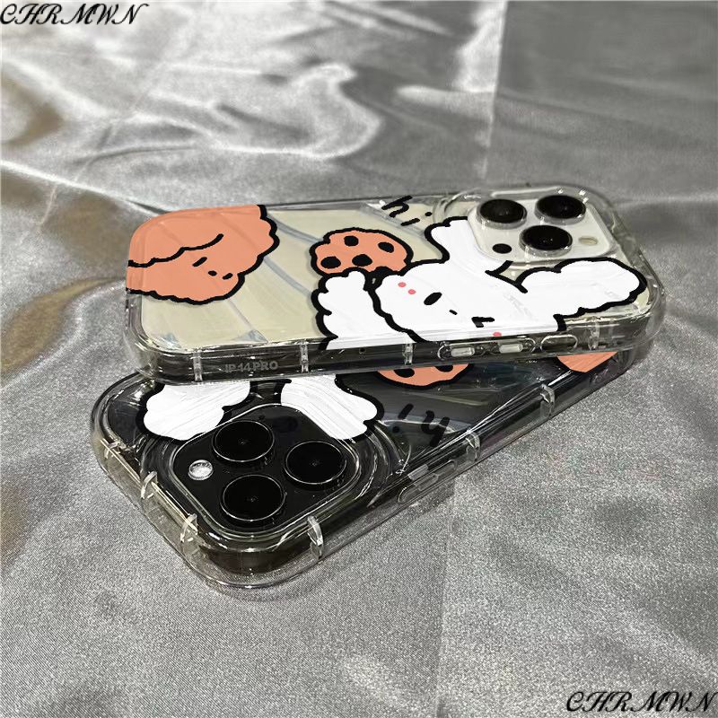 Ốp Điện Thoại In Hình Chú Cún Dễ Thương Cho Iphone14Promax 14Promax713128Ốp Điện Thoại Mềm Trong Suốt Họa Tiết Thỏ Dễ Thương Cho Iphone xr / 11
