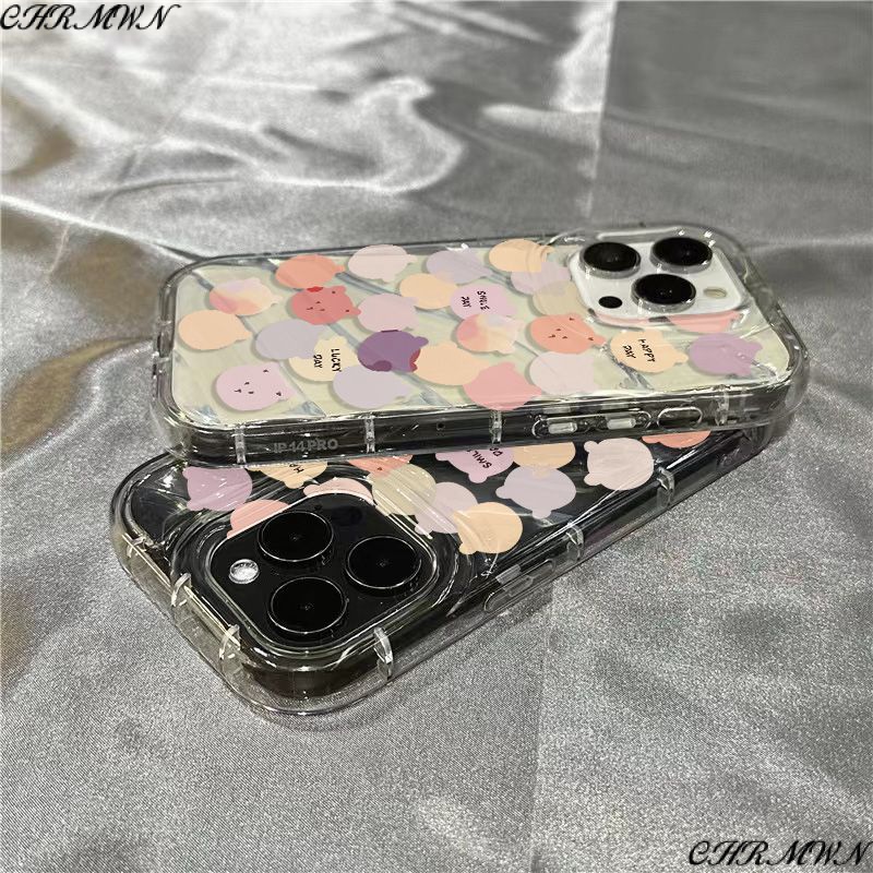 Ốp Điện Thoại Mềm Trong Suốt In Hình Gấu Dễ Thương Cho Iphone 1312sins 11 / 8 xriPhone14promax7 8WFZ