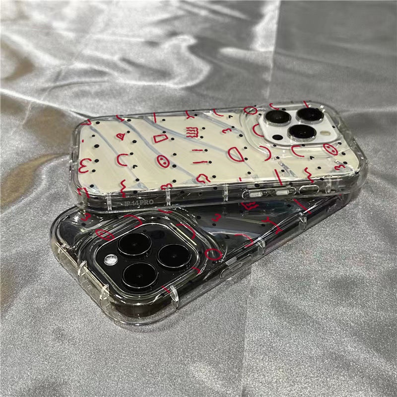 Ốp Điện Thoại Mềm Trong Suốt In Hình Khuôn Mặt Dễ Thương Cho Iphone 13127plus 11 / 14Promax 8 xr