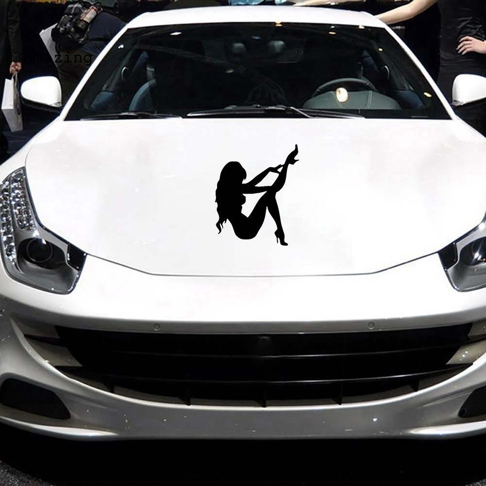 Sticker Phản Quang Chống Thấm Nước Tự Dính Trang Trí Xe Hơi Gợi Cảm