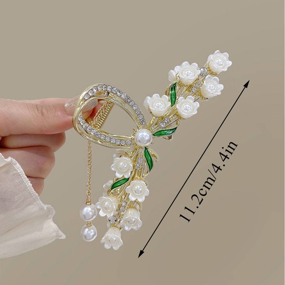1 Kẹp Tóc Kim Loại Hình Cá Mập Đính Đá Phong Cách Vintage