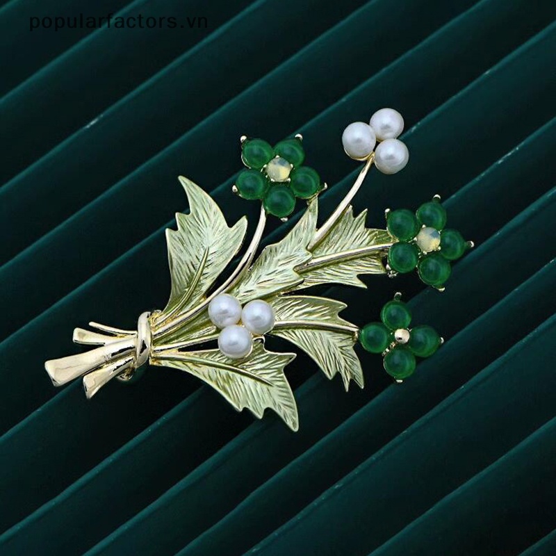 [Phổ Biến] Ghim Cài Áo Thời Trang Hình Cầu Đính Đá Phong Cách Âu Mỹ