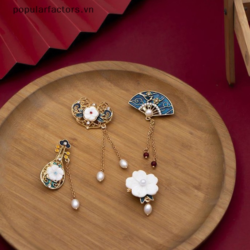 Ghim Cài Áo Hình Hoa Đính Ngọc Trai Nhân Tạo Thời Trang