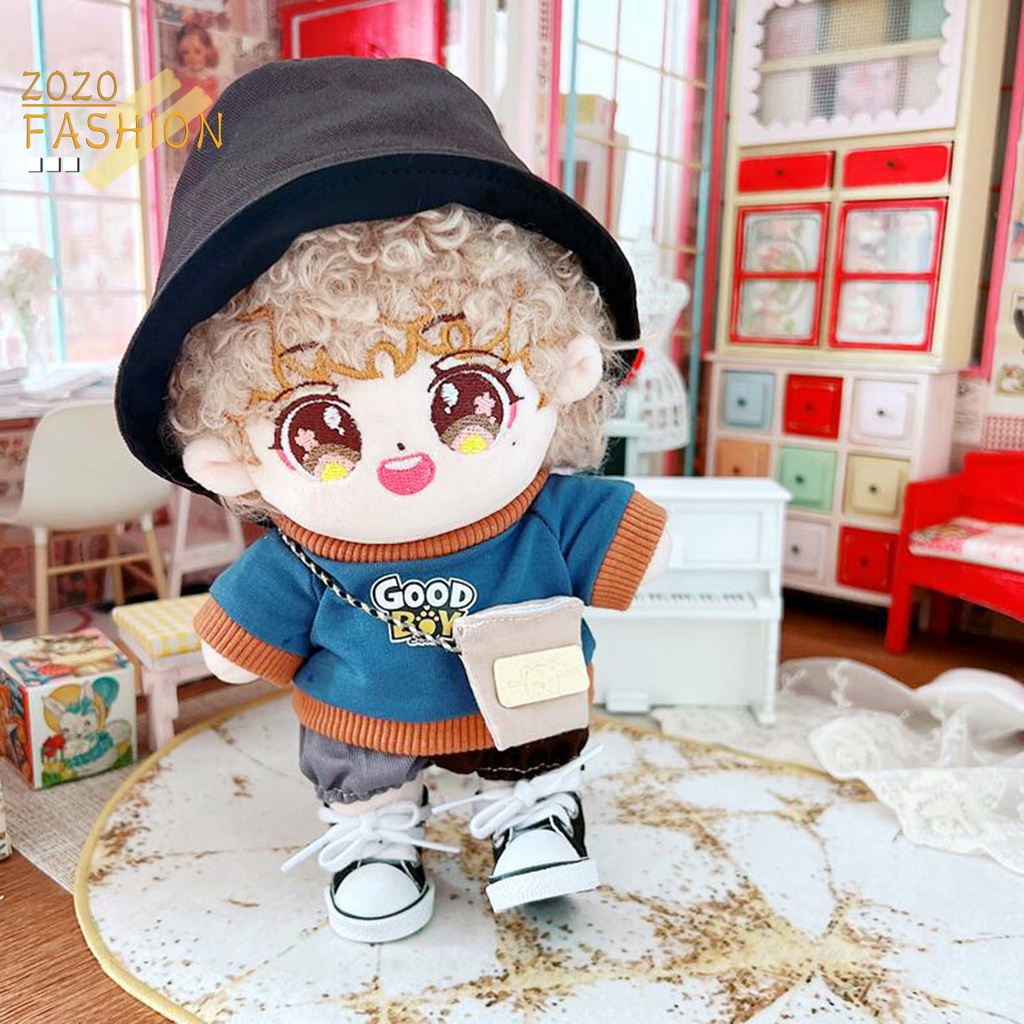 1 Bộ Đồ Chơi Búp Bê Thần Tượng 20cm Bằng Cotton Dễ Thương