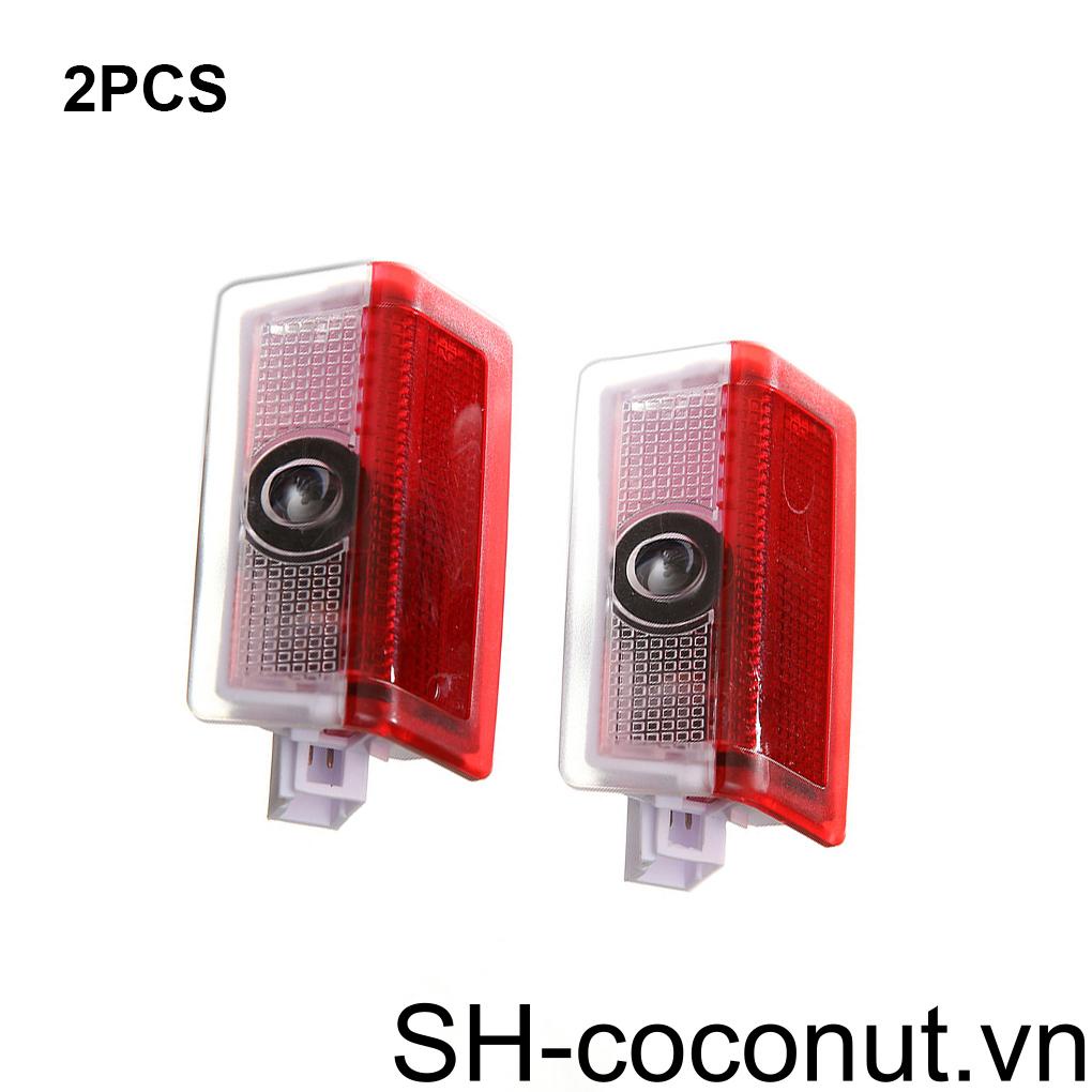 2Pcs Car Door Welcome Lights LED Courtesy Light Projector Logo Lamps Vehicle Upgrading Replacement Parts Accessory