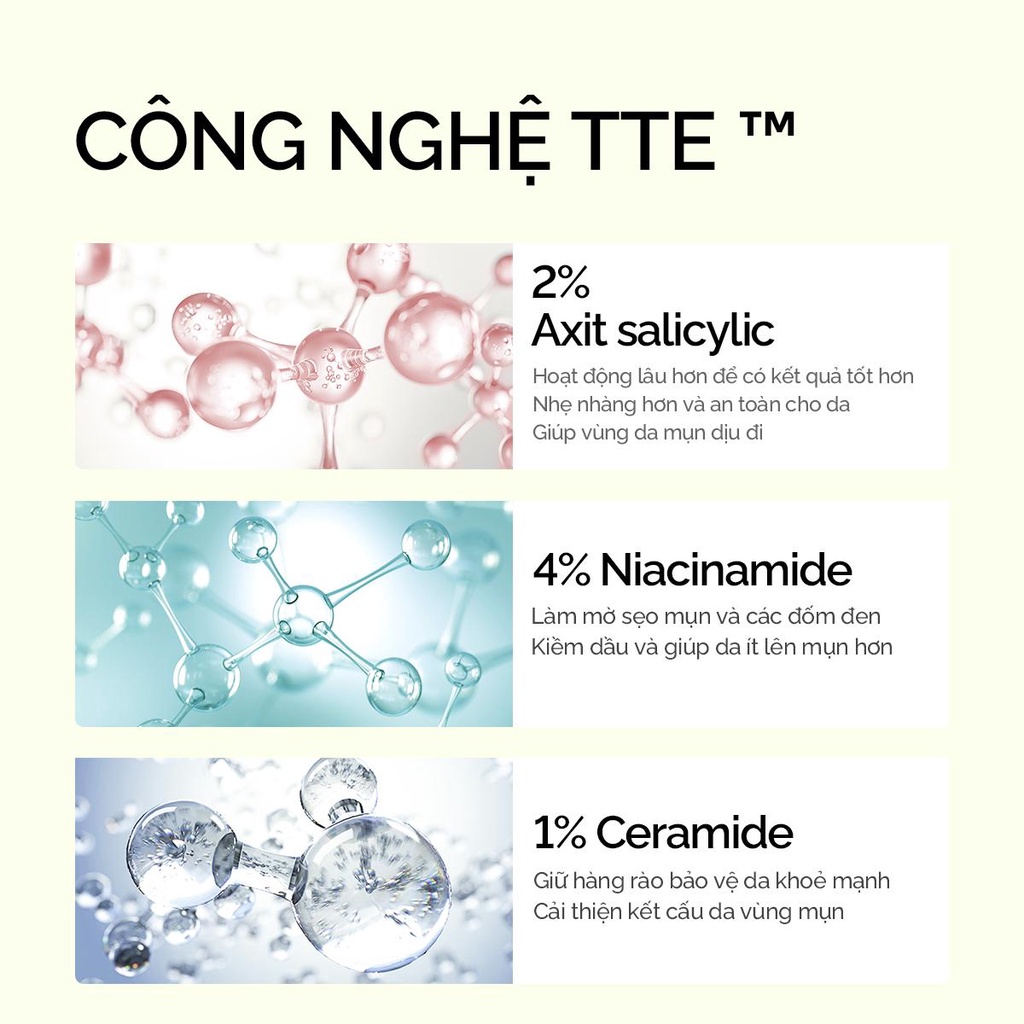 Combo mùa hè Serum 2% BHA SKINTIFIC 20ml + Gel dưỡng ẩm 5% Panthenol 45g + Toner Centella giúp da dịu đi 80 ml