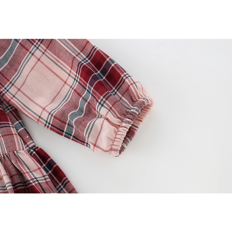 Đầm caro dài tay H&M