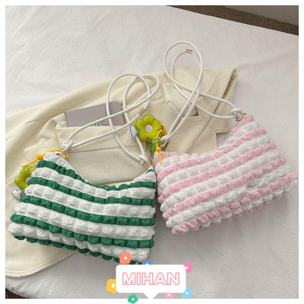MIHAN1 Túi Đeo Chéo Vai Màu Sắc Thời Trang Dành Cho Nữ