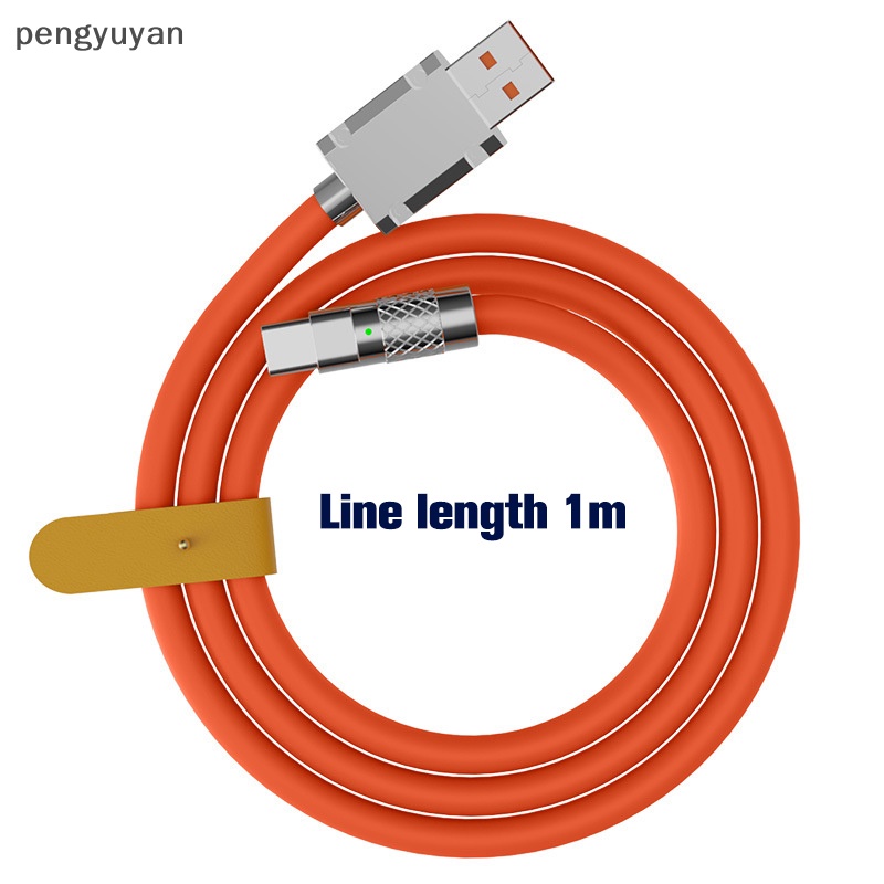 Cáp Sạc Nhanh Type-C 120W 6A Bằng Silicon Cho Xiaomi Huawei Samsung Pixel