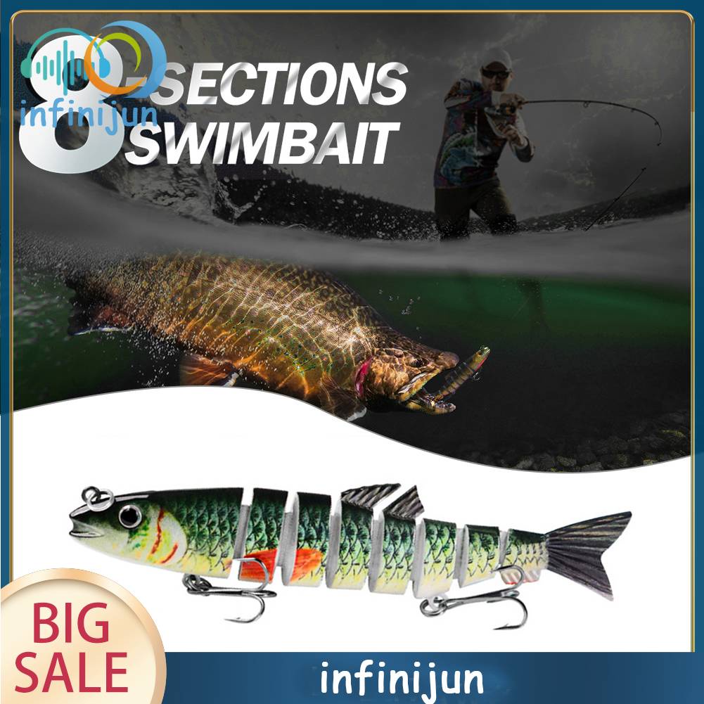 Mồi Câu Cá Giả Cứng Nhiều Khớp Nối 12.5cm 21.5g