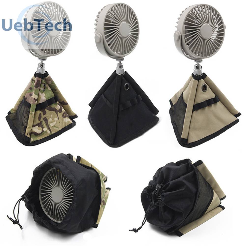 Giá Đỡ Ba Chân Kiêm Quạt Thổi Đa Chức Năng Dùng Khi Đi Cắm Trại Ngoài Trời
