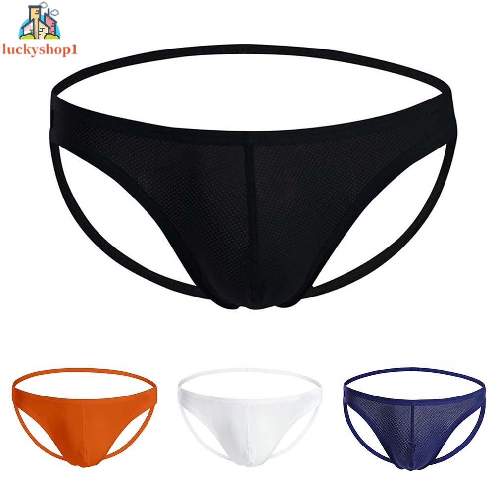 Quần Lót Nam Lọt Khe Cạp Thấp Màu Sắc Đơn Giản