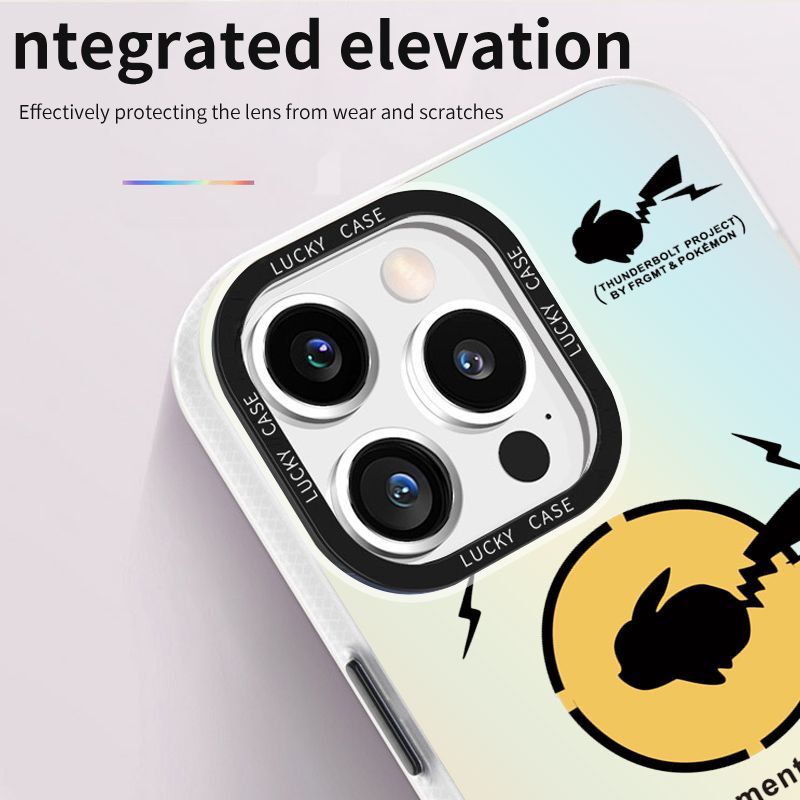 Ốp Điện Thoại IMD Màu Vàng Laser Họa Tiết Digimon Cho Iphonexr12678Plus 1314