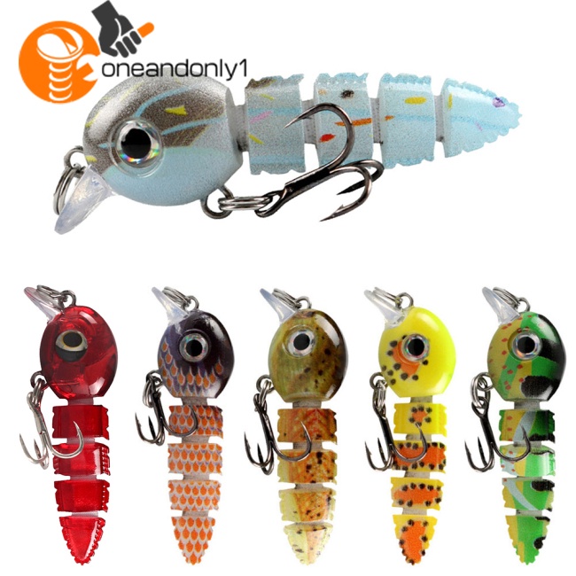 Mồi Giun Giả Câu Cá 5.5cm / 4g Bằng Nhựa Cứng