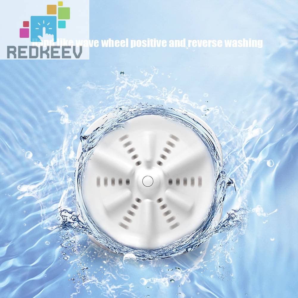 Máy Giặt Turbo Tự Động Ít Ồn Nhỏ Gọn Tiện Dụng Mang Theo Du Lịch