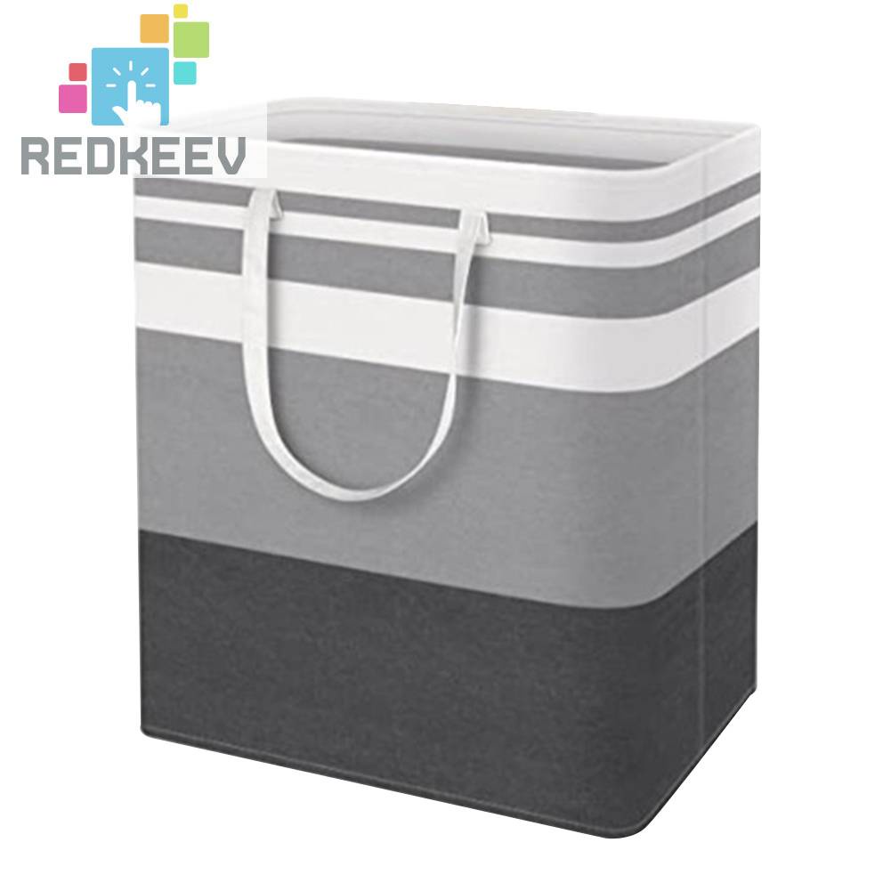 Giỏ Đựng Quần Áo 100L Có Tay Cầm Có Thể Gập Lại Tiện Dụng Cho Phòng Ngủ