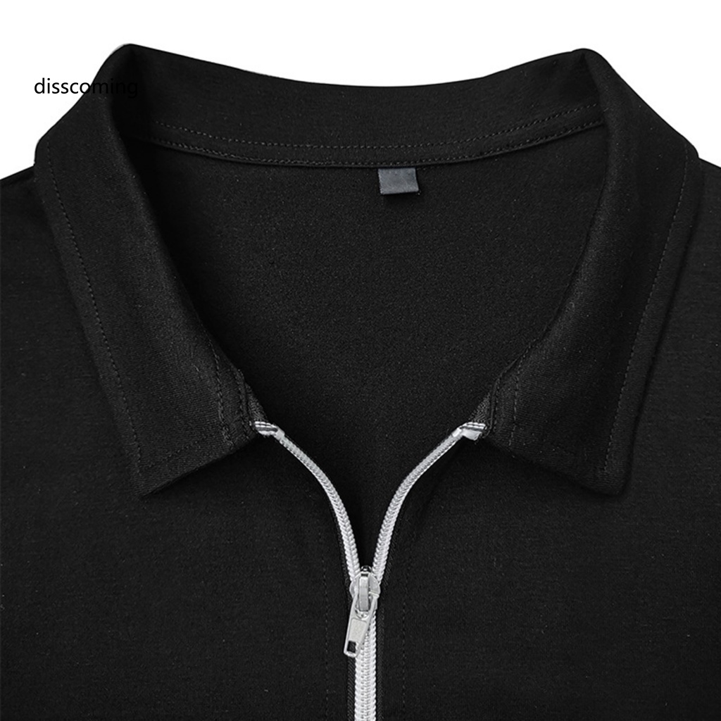 Áo Thun Tay Ngắn In Chữ SL SL SL SL SL| Áo Sơ Mi Cổ Bẻ Chui Đầu Có Khóa Kéo Phối Màu Mềm Mại Thoáng Khí Thời Trang Mùa Xuân Cho Nam Mặc Hàng Ngày