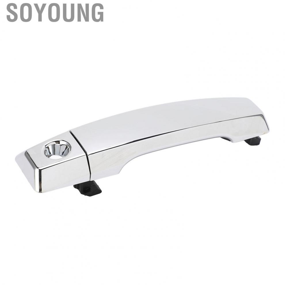 Soyoung Door Outer Handle  Crack Chrome Plating Easy Installation 80647ZC00A Rustproof Stylish for Titan PRO-4X
